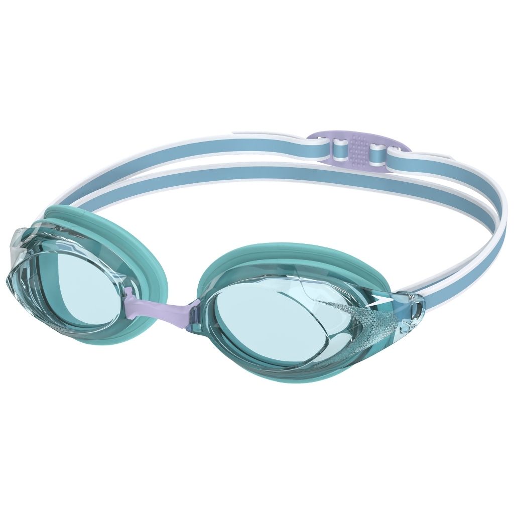 Speedo Womens Vanquisher 3.0 Aqua Splash Celeste Swim Training Goggle