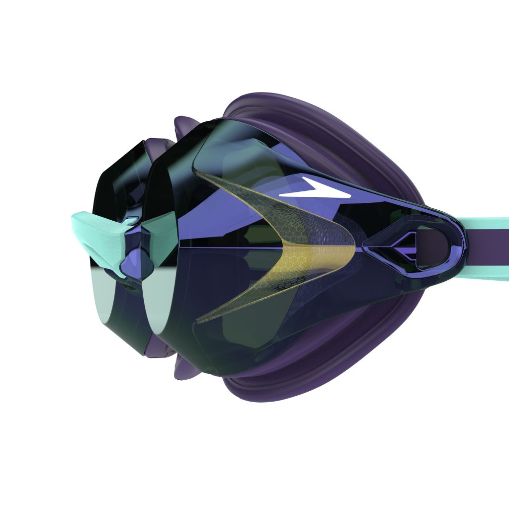 Speedo Womens Vanquisher 3.0 Mirrored Acai Purple Emerald Iris