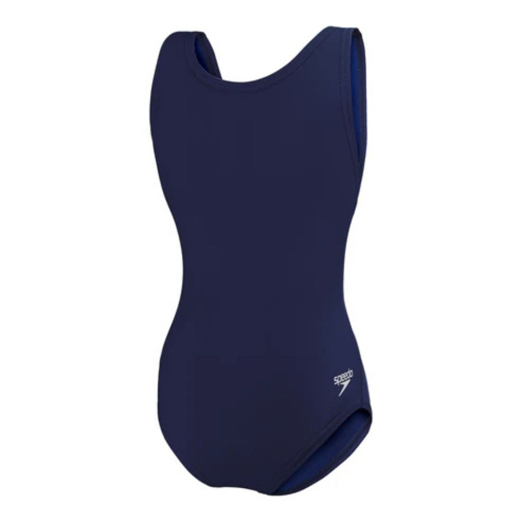 Speedo Youth Solid PowerFLEX Eco Super Pro Back Navy