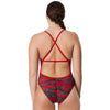 Speedo Women's Crossback Contort Stripes - Red