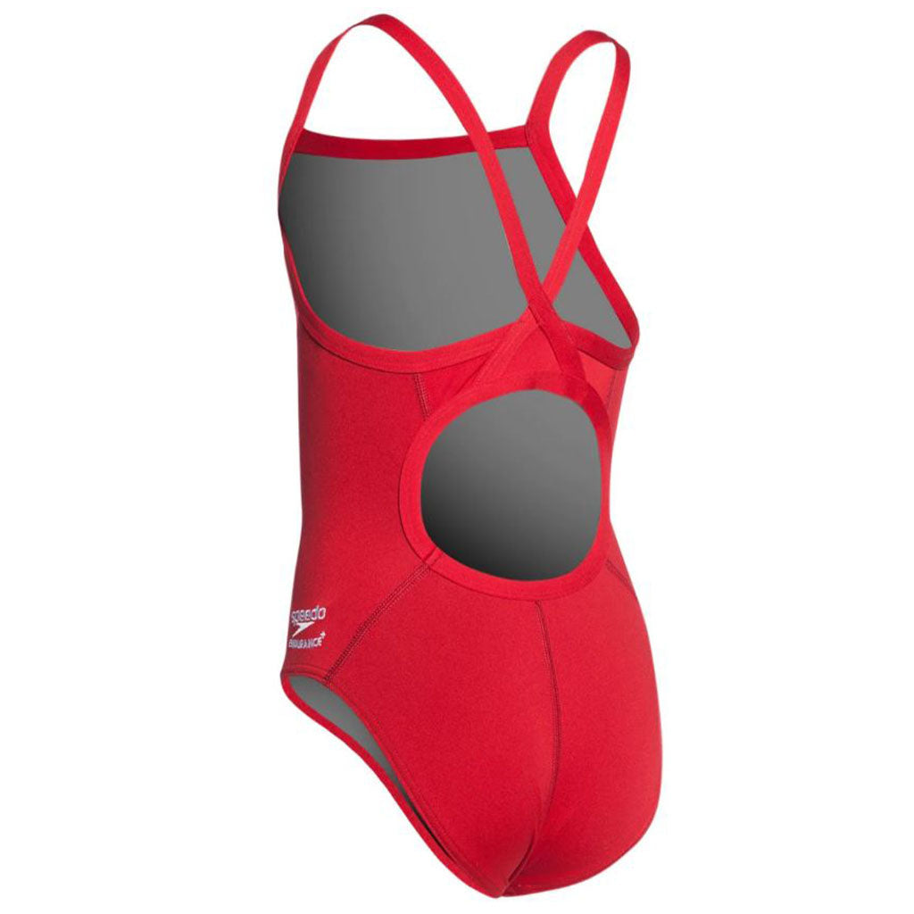 Speedo Women's Canadian Swimsuit, Red/White, 36 Only