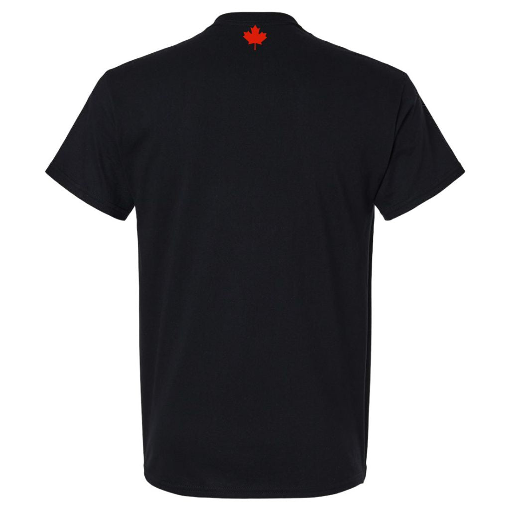 Swimming Canada Unisex Black Tshirt &quot;Canada&quot;
