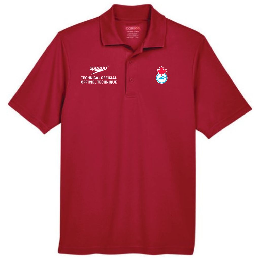 Swimming Canada Women&#39;s Technical Official Polo Red