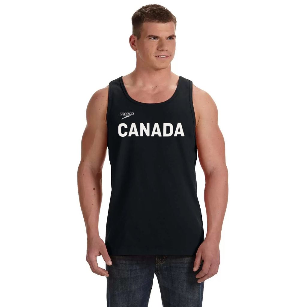 Swimming Canada Men's Canada Tank Top Black