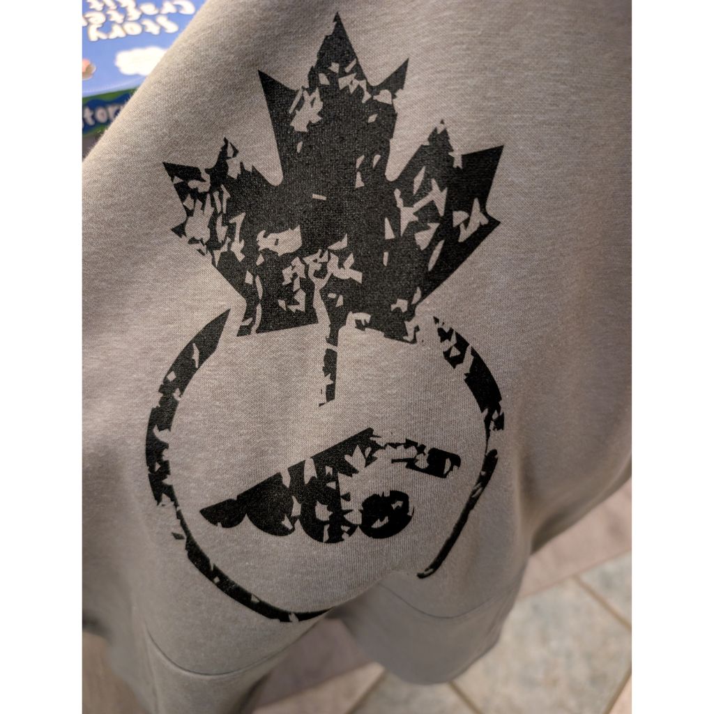 Swimming Canada Unisex Grey Speedo Hoodie Swim Canada Logo