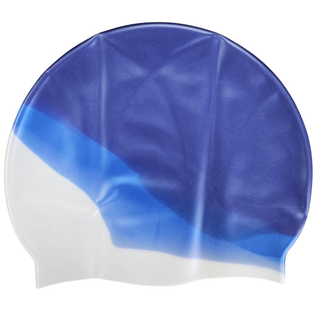 TAS Multi Colour Silicone Swim Caps Blue