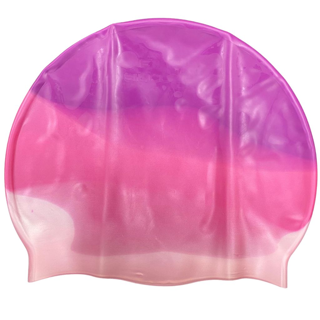 TAS Multi Colour Silicone Swim Caps Fuchsia