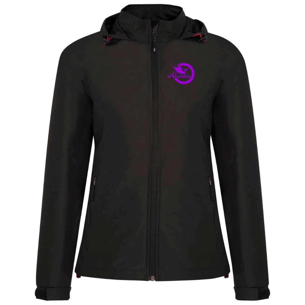 TP Poco Marlins Embroidered Women's Rain Jacket