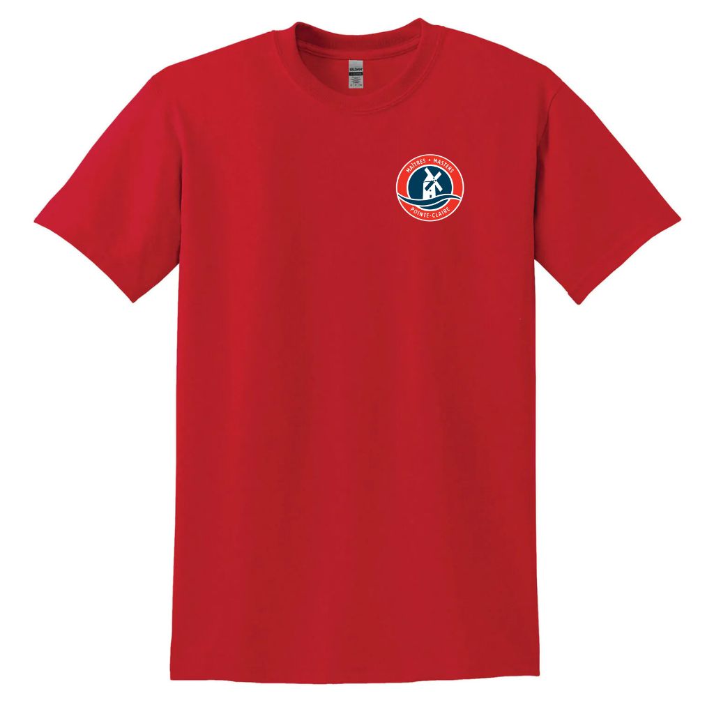 TP Pointe Claire Masters Tshirt Red
