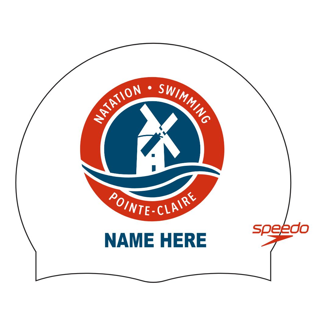 TP Pointe Claire Swimming Speedo Custom Caps with Name