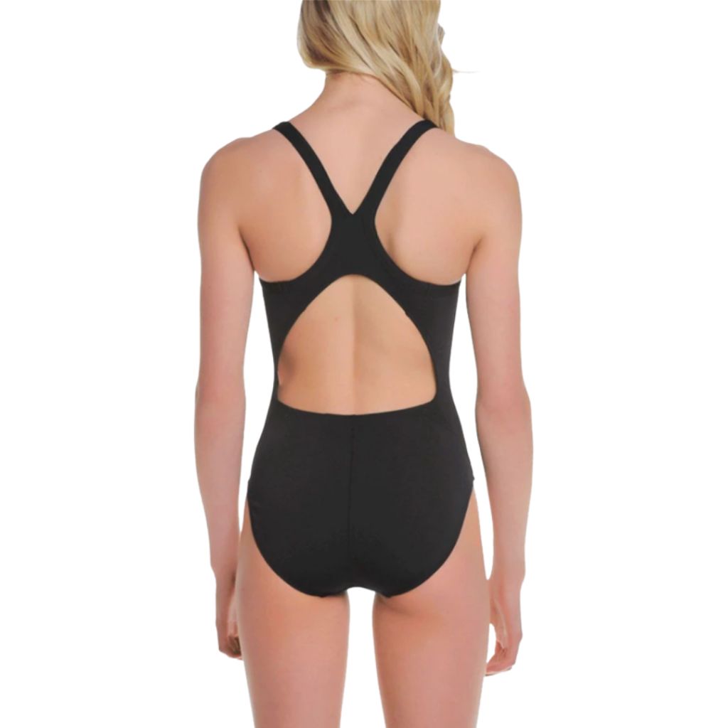 TYR Youth Solid Dimaxback Black