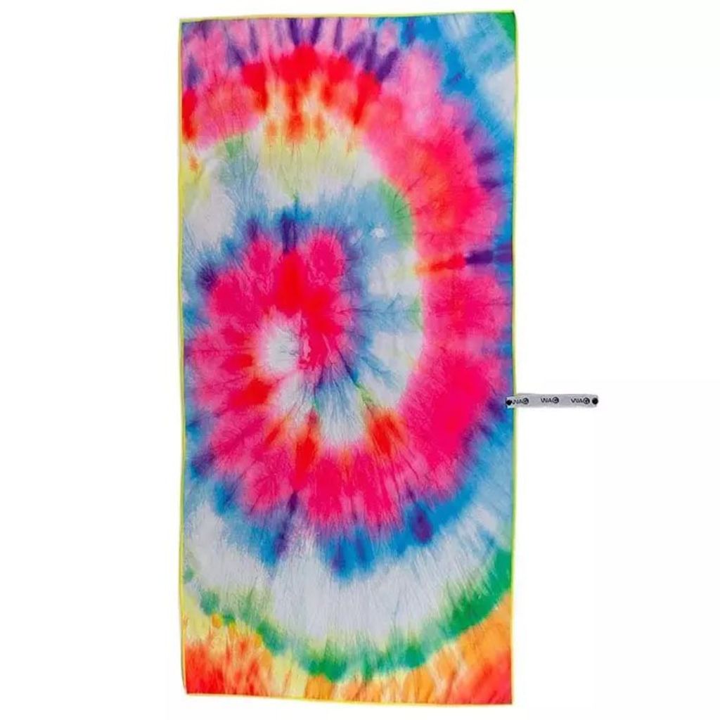 Waci Beach Towel Multi Tie Dye