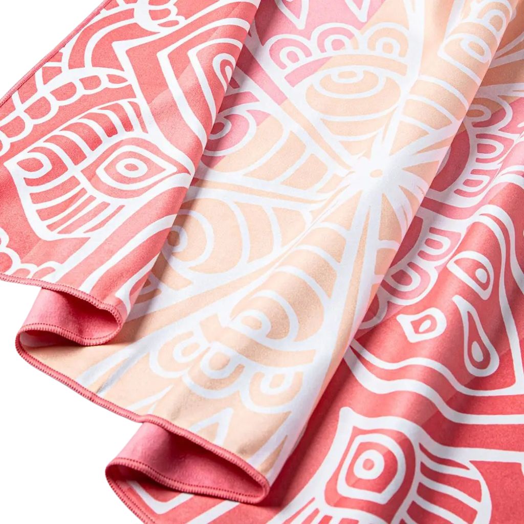 Waci Microfiber Towel Mandala Pink