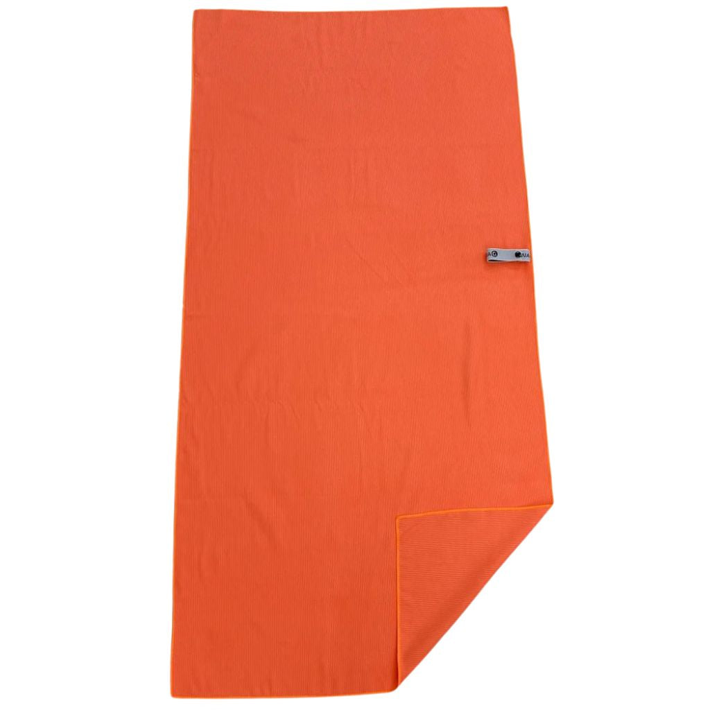 Waci Ribbed Towel coral orange