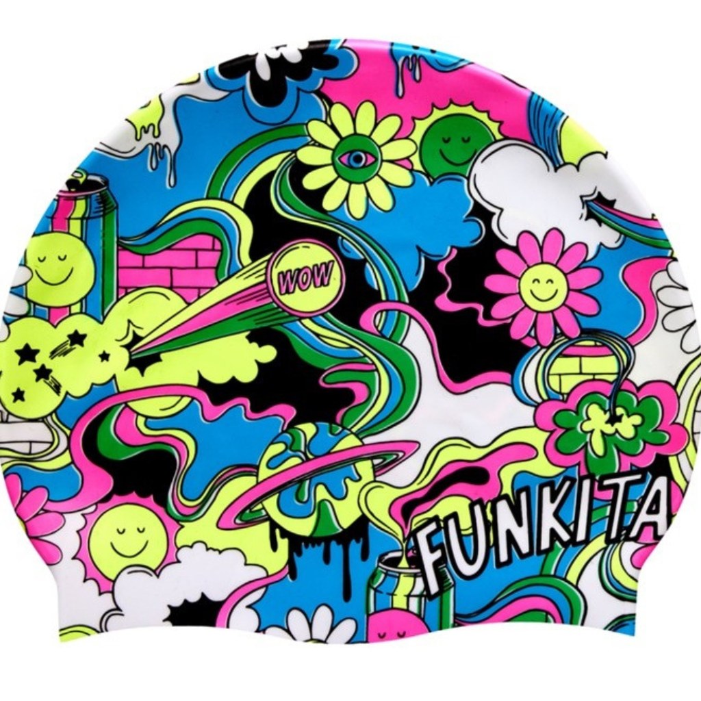 Way Funky Silicone Swim Cap