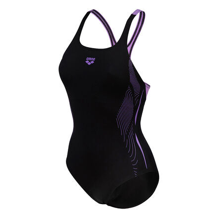 Arena Swim Pro Back Graphic Swimsuit Lavender