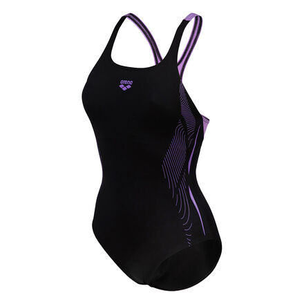 Arena Women's Swim Pro Back Graphic Swimsuit - Lavender