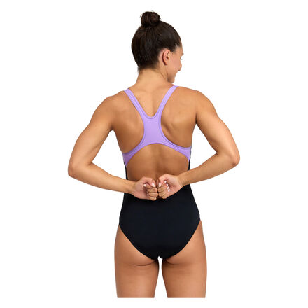 Arena Swim Pro Back Graphic Swimsuit Lavender
