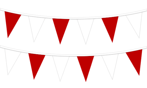 Backstroke Flags 60ft - Red/White