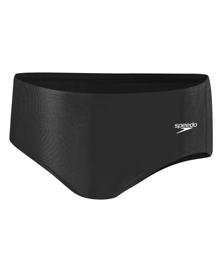 Endurance+ Youth Poly Brief by Speedo - Black - Team Aquatic Supplies, competitive swimming, swimwear, swimsuit, wetsuits, swimming experts, natation, pools, water, aquatic, adult swim, swim outlet, speedo, finis, arena, aqualung, funkita, funky trunks, colorado timing system, VASA, lane lines, pull buoys, kickboard, aqua sphere, MP, Michael Phelps, swimming goggles, cobra ultra, caps, fins, snorkel, techsuit, powerskin, jammer, swim, lifeguard, aquafitness, water polo, resistance, training, chlorine