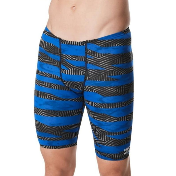 Speedo Men's Jammer Contort Stripes - Blue