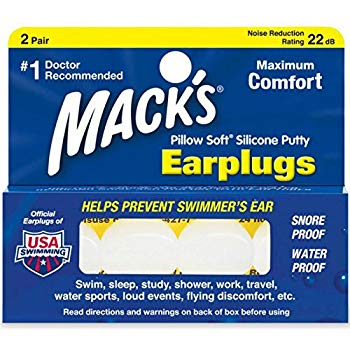 Mack's pillow soft silicone earplugs, 2 pairs