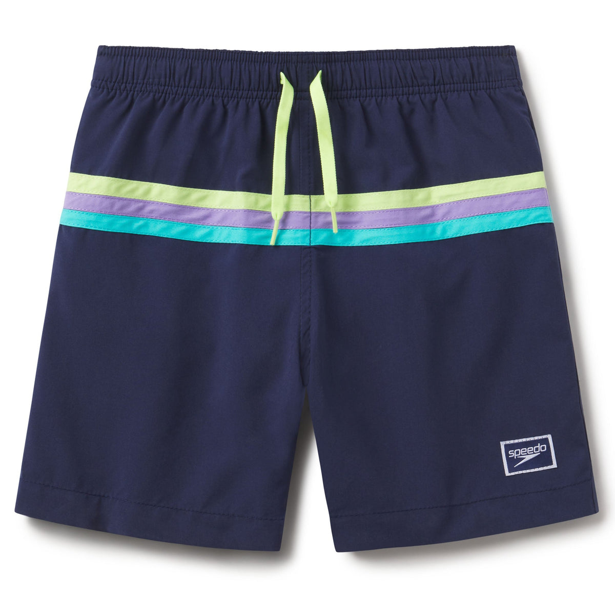 Speedo Boy&#39;s Colorblock Volley 15&quot; Swim Shorts - Navy