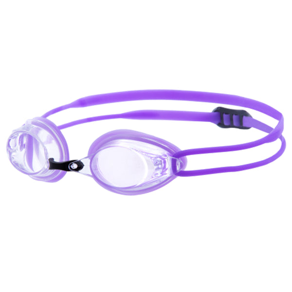 Vorgee Missile Clear Lens Goggle - Purple - Team Aquatic Supplies, competitive swimming, swimwear, swimsuit, wetsuits, swimming experts, natation, pools, water, aquatic, adult swim, swim outlet, speedo, finis, arena, aqualung, funkita, funky trunks, colorado timing system, VASA, lane lines, pull buoys, kickboard, aqua sphere, MP, Michael Phelps, swimming goggles, cobra ultra, caps, fins, snorkel, techsuit, powerskin, jammer, swim, lifeguard, aquafitness, water polo, resistance, training, chlorine
