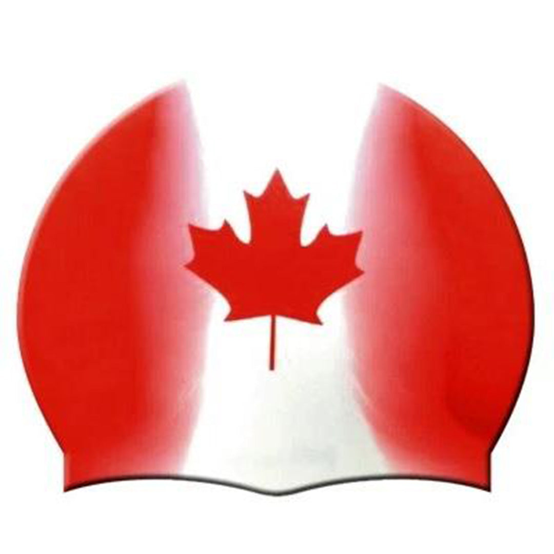 Silicone Canada Cap - Team Aquatic Supplies, competitive swimming, swimwear, swimsuit, wetsuits, swimming experts, natation, pools, water, aquatic, adult swim, swim outlet, speedo, finis, arena, aqualung, funkita, funky trunks, colorado timing system, VASA, lane lines, pull buoys, kickboard, aqua sphere, MP, Michael Phelps, swimming goggles, cobra ultra, caps, fins, snorkel, techsuit, powerskin, jammer, swim, lifeguard, aquafitness, water polo, resistance, training, chlorine