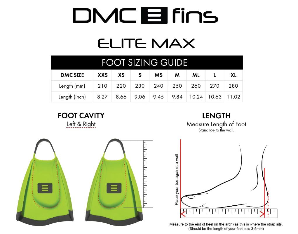DMC Elite Max Fins - Blue