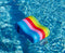 Way Funky Pull Buoy - Rainbow Racer