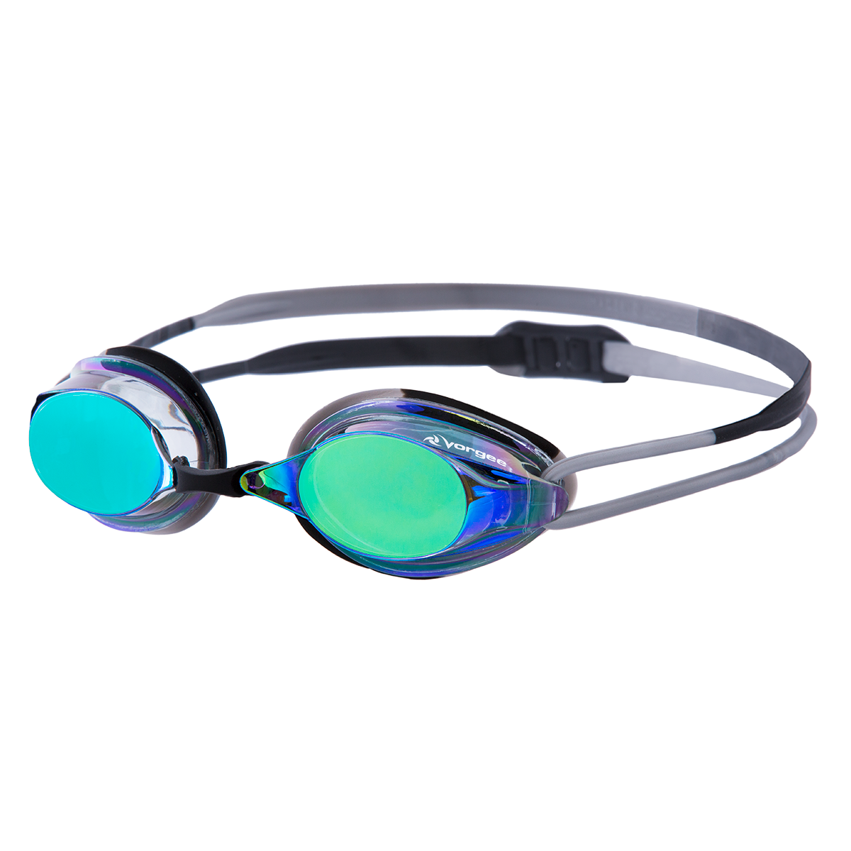 Vorgee Missile Fuze Competition Swim Goggles - Black / Silver