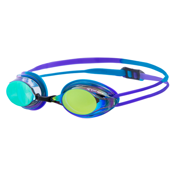Vorgee Missile Fuze Competition Swim Goggles - Purple / Aqua Blue