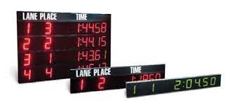 Colorado Time System LED Scoreboards - Red or Amber